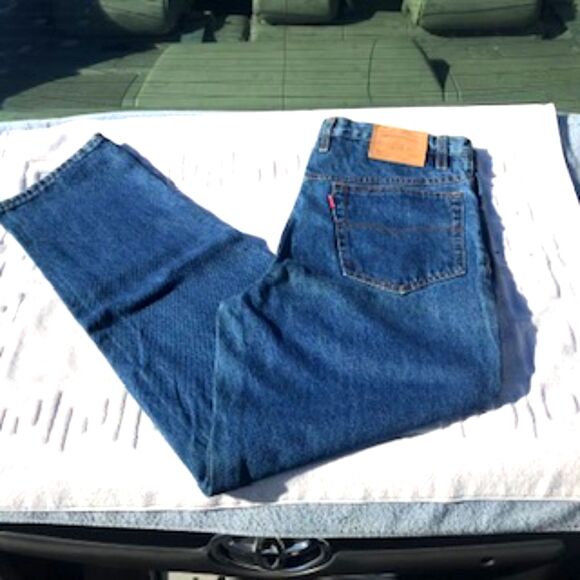 Boot Cut Blue Jeans . Size: 34 . Tommy Hilfiger - Picture 1 of 6